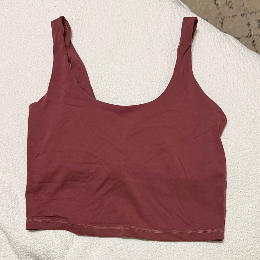 Avia Dusty Rose Crop Tank Top